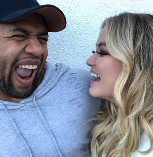 Anna Todd with partner