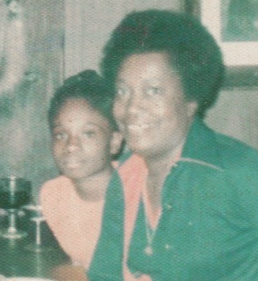 adrina porter with her mom