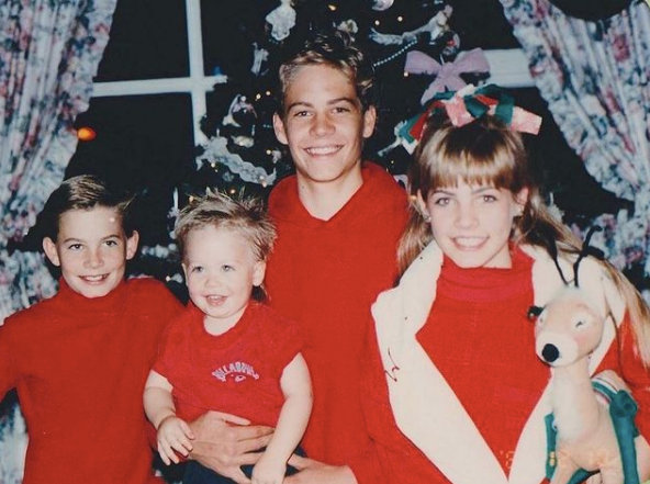 paul walker with his siblings