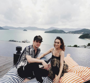 brendon urie with his wife sarah