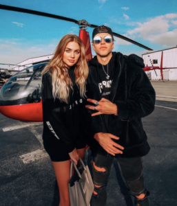 nate garner with his ex-girlfriend karissa