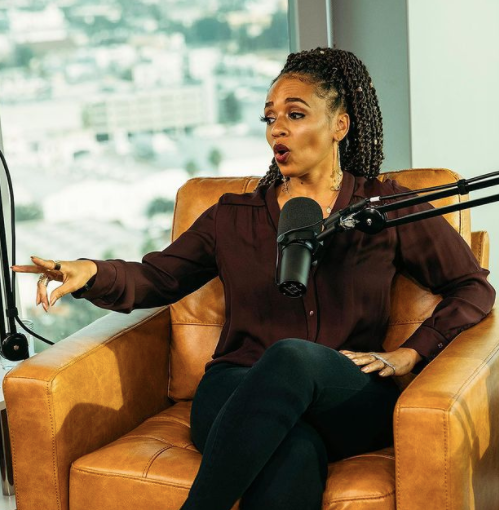 melyssa ford during her podcast