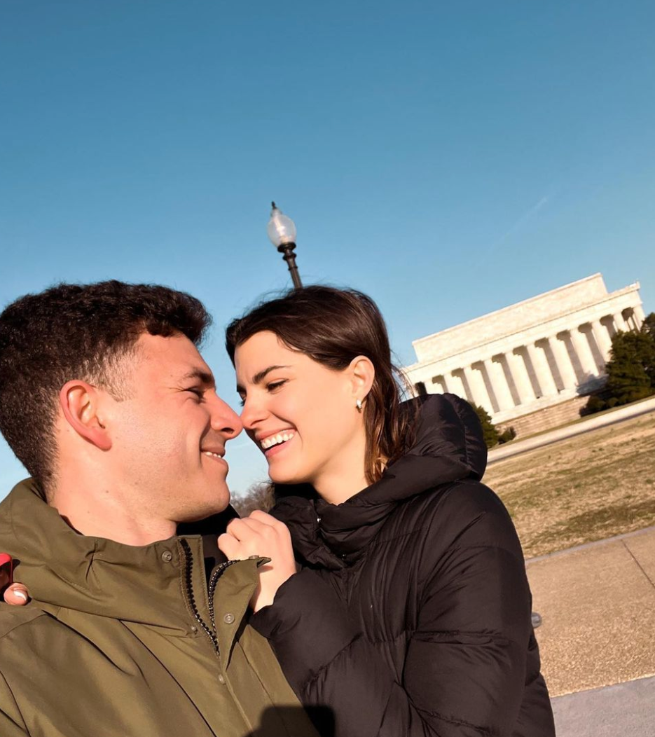 Agustina with her boyfriend Pepe