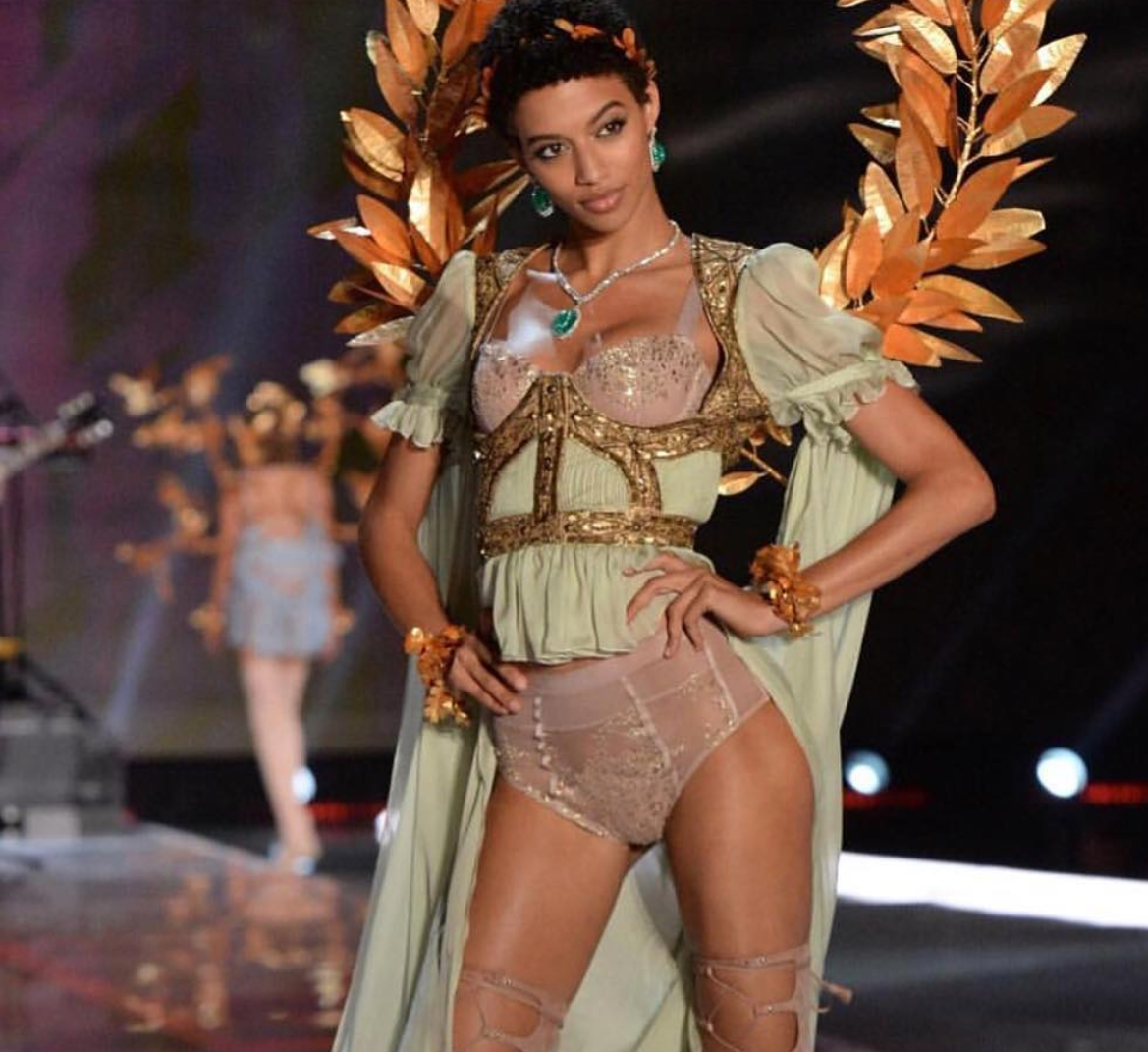 Jourdana walk-in Victoria's Secret Fashion Show