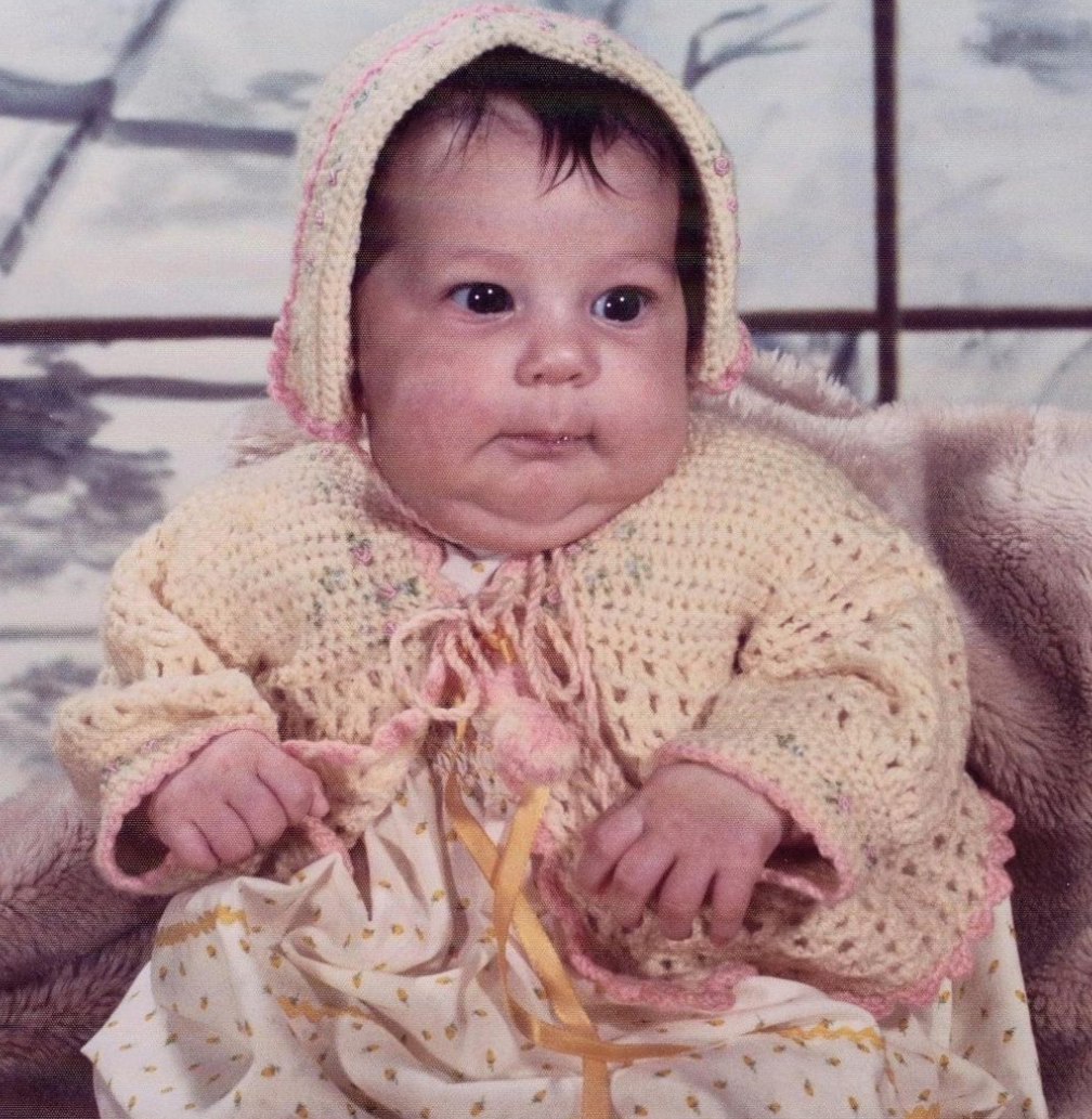 Childhood picture of Katie Cazorla